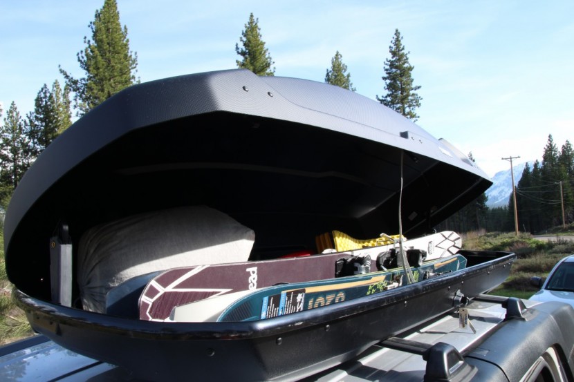 thule force xt xl - the force xt xl is capable of carrying up to six pairs of skis and...