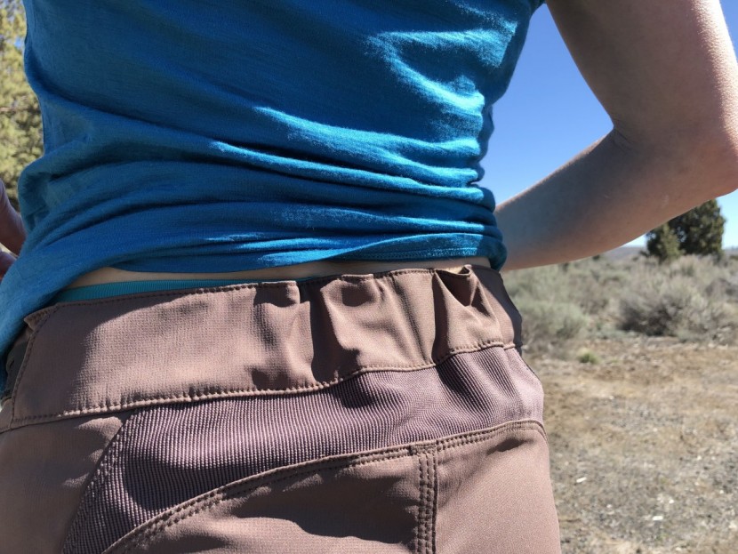 bubbles of fabric with nowhere to go.