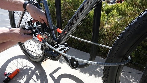 bike lock - want the security of a u-lock and the versatility of a cable? the...