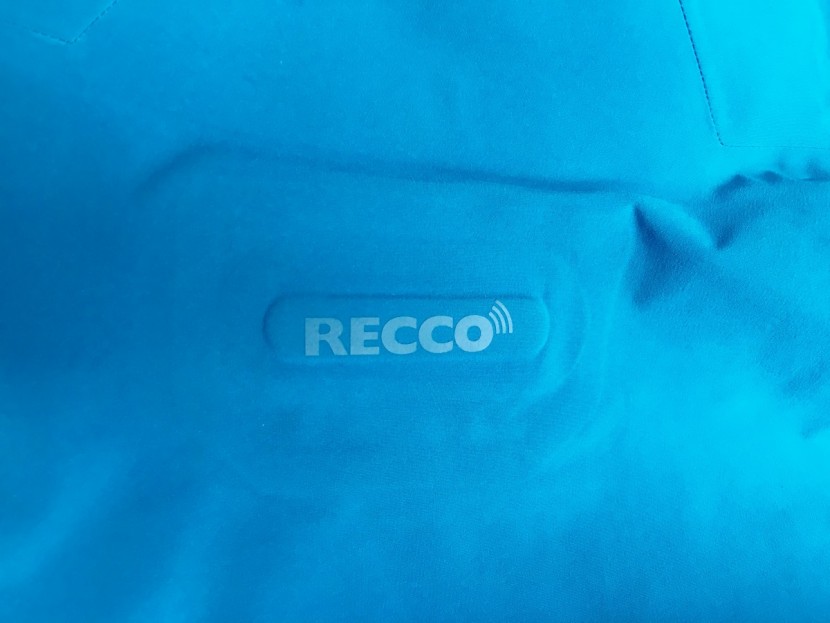 patagonia galvanized - the recco chip is concealed on the upper back and does not interfere...