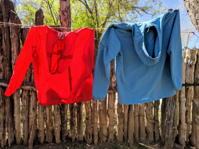 wind breaker jacket - a difference in construction: the 1.2 ounce-per-yard of single-layer...