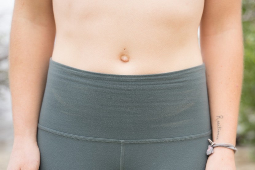 beyond yoga caught in the midi high-waisted - we love the way these pants fit against our waist without squeezing...