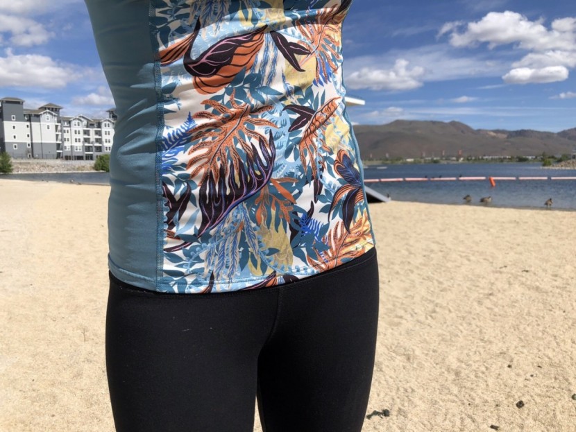 patagonia micro swell for women - this rash guard isn't quite as tight-fitting as most, which makes it...