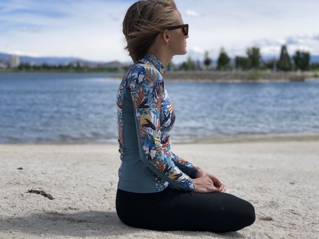 patagonia micro swell for women - have a stylin' day at the beach.