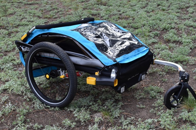 bike trailer - we tested how long it took to go from stowed to ready to go on all...