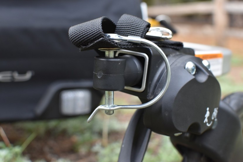 burley d'lite x - shown here without the hitch attachment for the bike, it is clear...