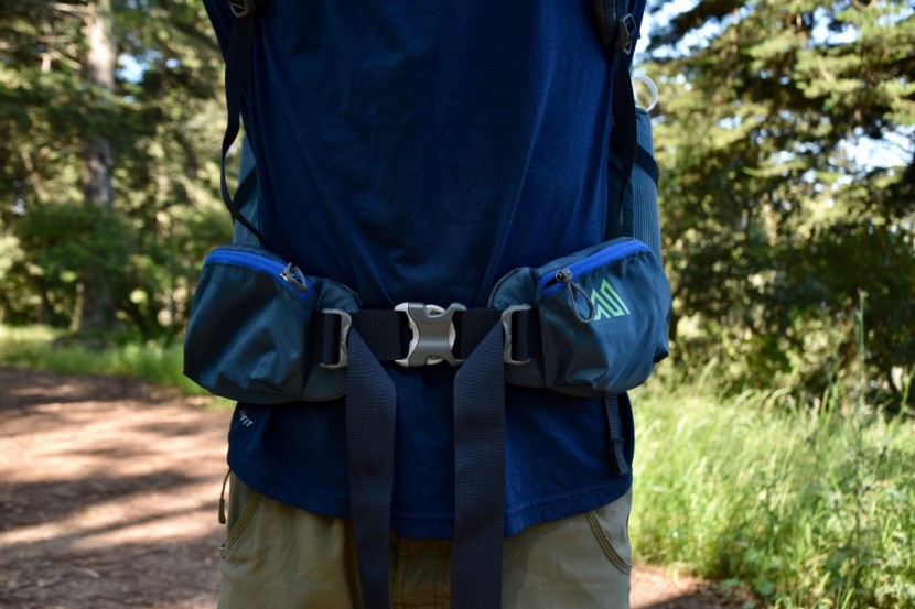 gregory stout 65 - the waist belt is very easy to tighten thanks to the reverse pull...