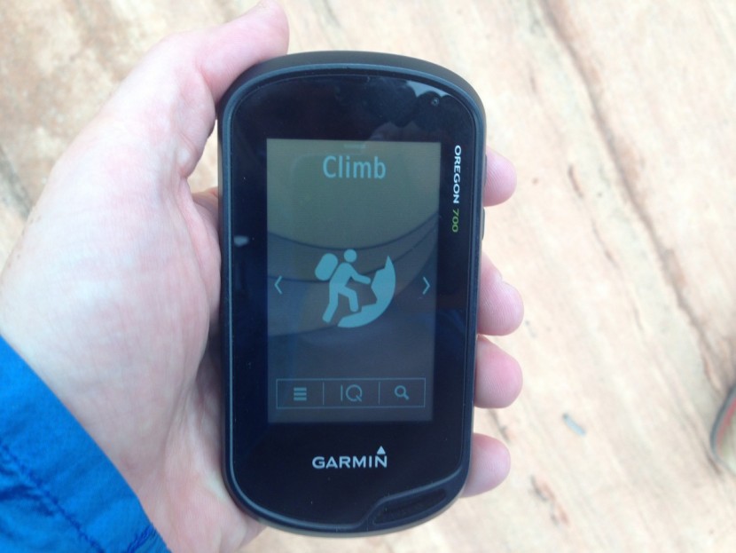 garmin oregon 700 - the oregon 700 presents a number of different activity profiles when...