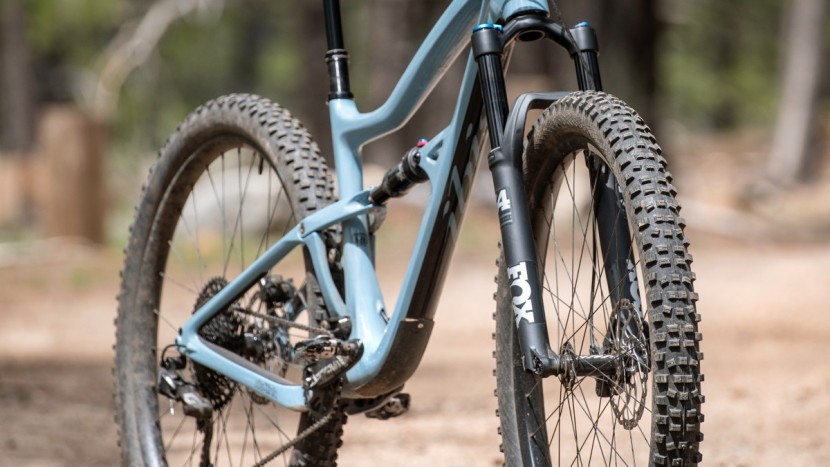 the fox suspension package provides a nice balanced feel front and...