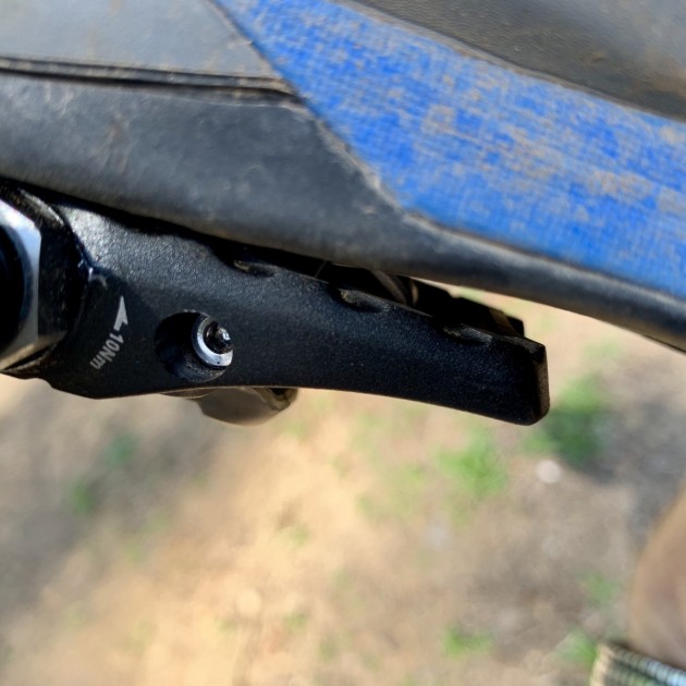 shimano xtr m9120 trail - running the cleat all the forward or all the way back, we just...