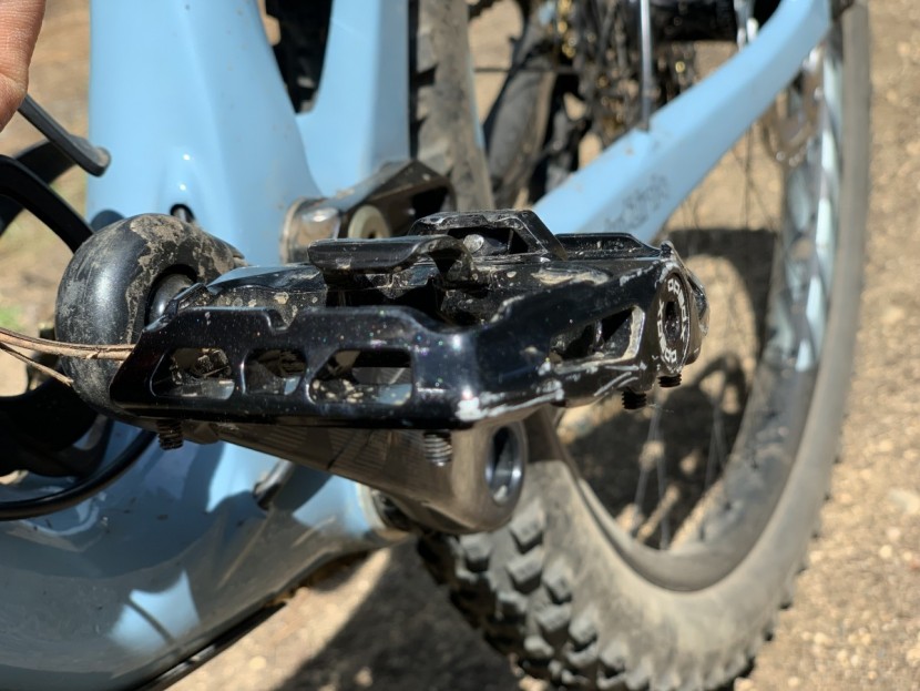 mountain bike pedals - the xpedo ambix offers a "best of both worlds" clip on one side and...