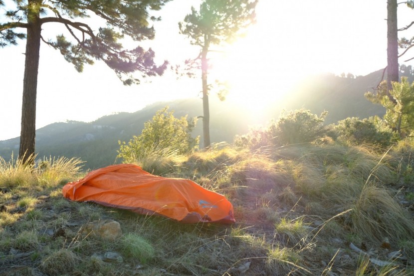 bivy sack - this bivy is best suited for emergency situations or as a backup.