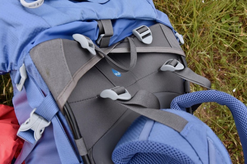 osprey viva 50 - to help the pack fit a wider range of torso sizes, there are two...