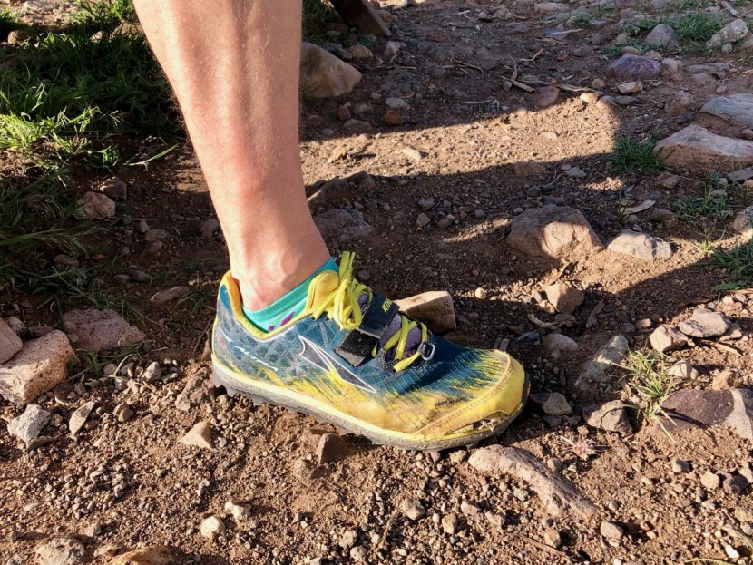 swiftwick aspire zero - a look at the collar of the sock that dives way down and isn't very...