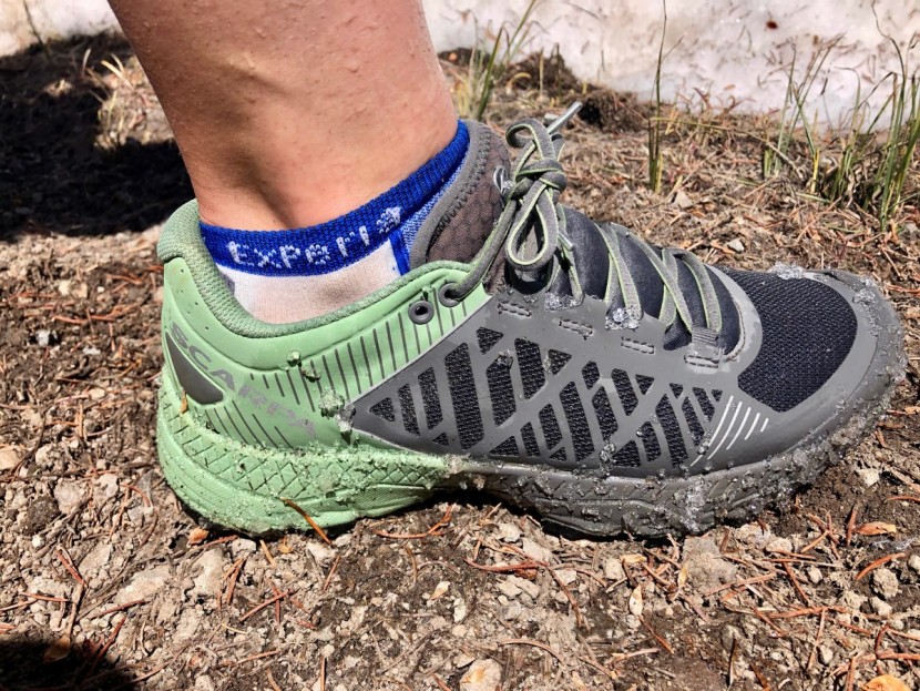 running socks - you want to make sure the sock that'll fit you best is the right...