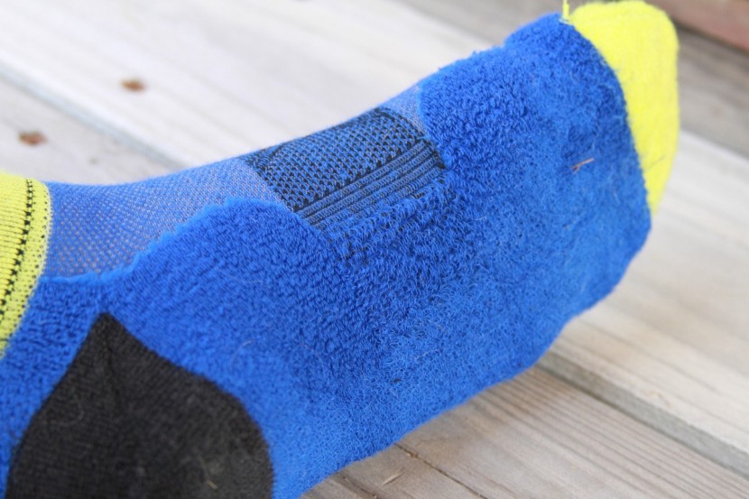 darn tough coolmax vertex ultra-light - a look at the light cushioning that runs throughout the bottom of...