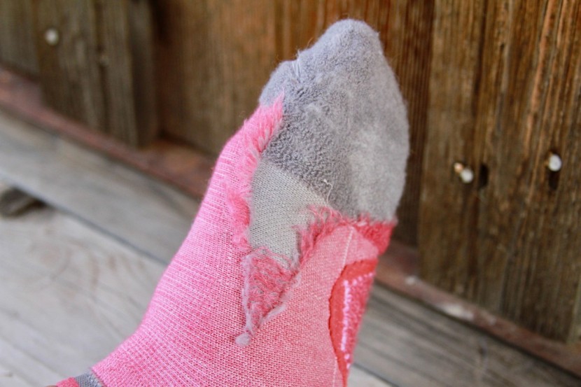 running socks - the feetures merino 10 has an awesome amount of cushioning with...