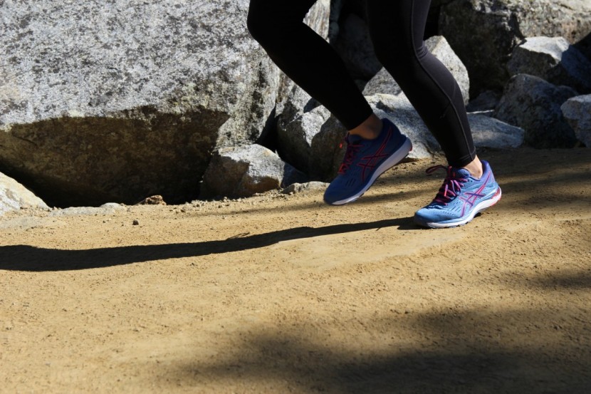 asics gel-cumulus 20 - testing the bounciness of the gel-cumulus on yosemite's great...