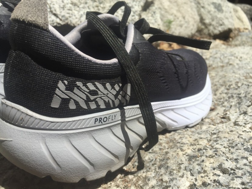hoka mach 2 for women - checking out the cushioned sole of the mach 2
