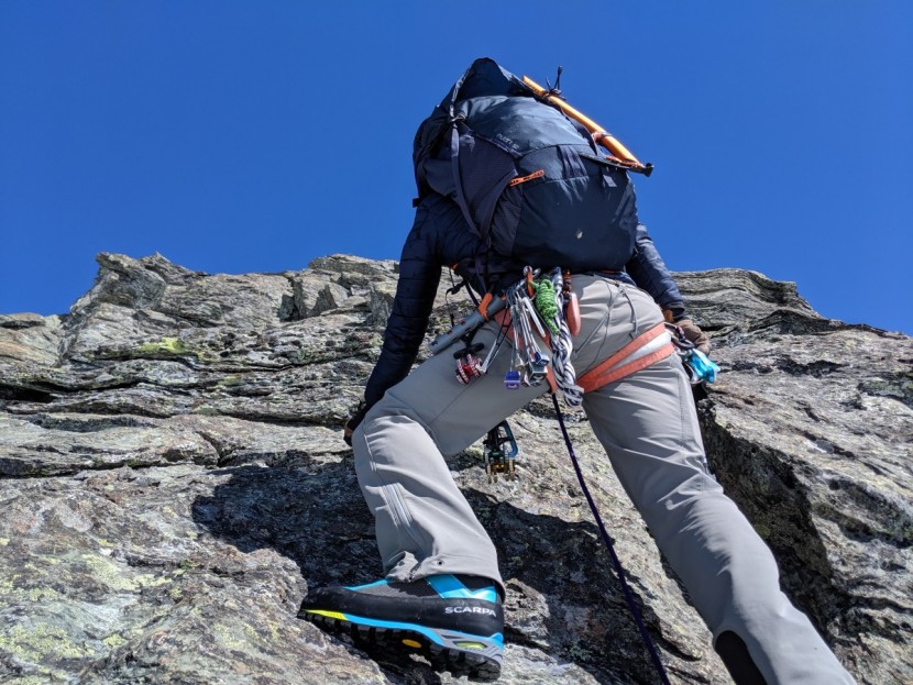 mountaineering backpack - the osprey mutant 38 is durable enough to carry your sharps up...