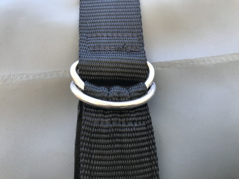 the d rings on the tepui cover straps are big and easy to use.
