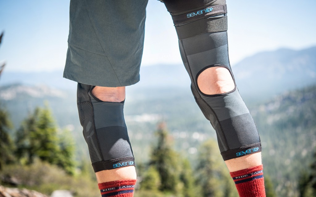 7idp project knee - large cutouts in the rear allow heat and humidity to escape.