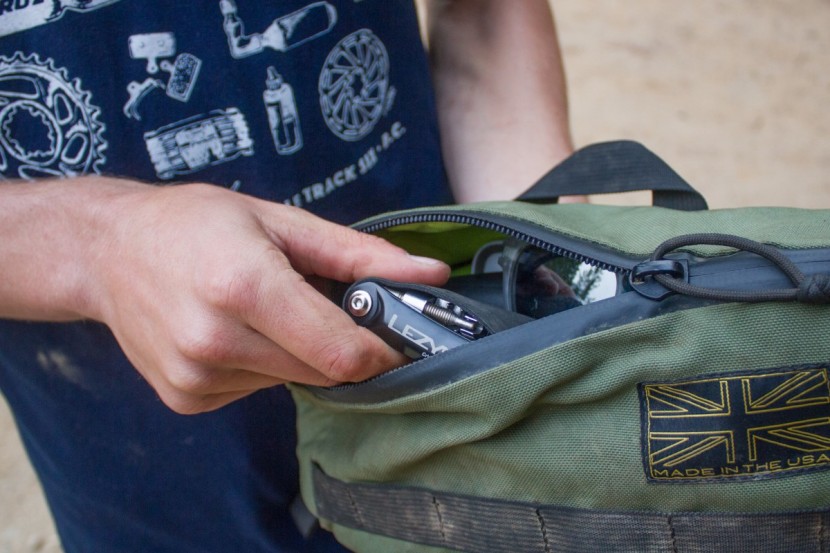 lezyne rap-21 co2 - this large tool is more suited to storage in a pack than a pocket.