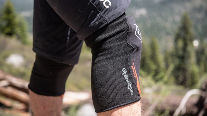 troy lee designs speed knee sleeve - comfort levels are exceptional, although the armor does lift off the...
