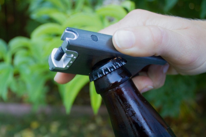 crankbrothers f15 - the magnetized bottle opener works great for a post-ride beverage.