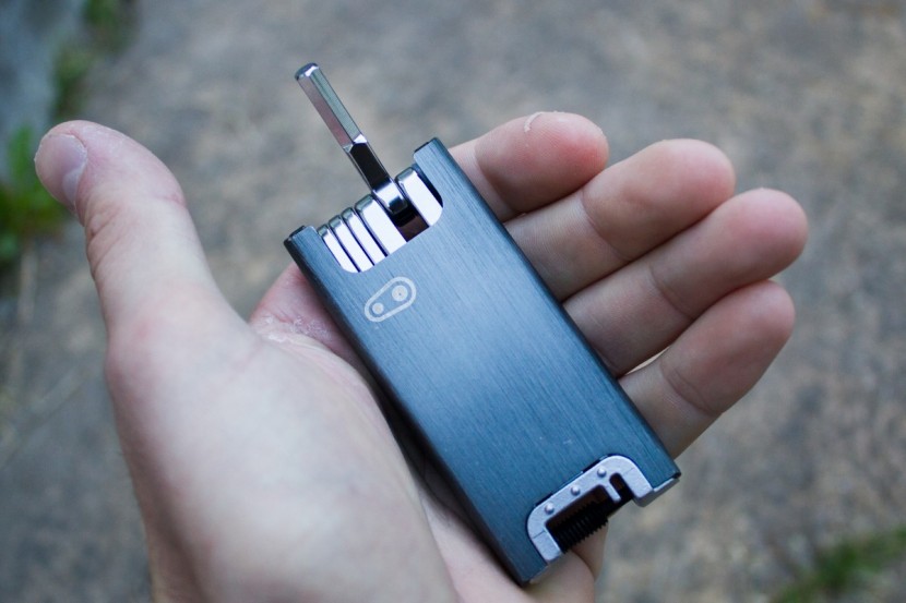 crankbrothers f15 - the sleek carrying case doubles as an ergonomic handle for any of...