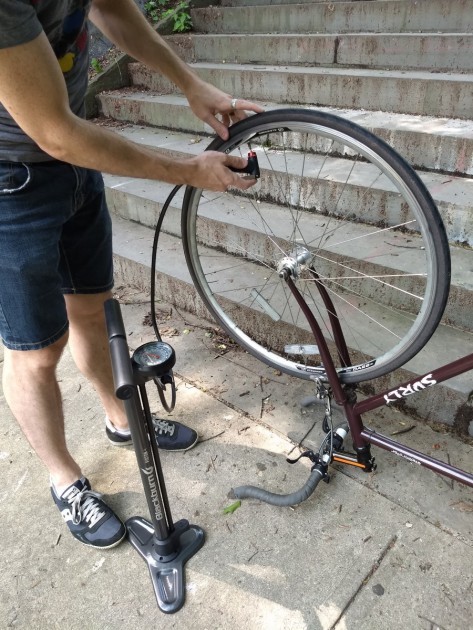 plenty of hose means no squatting required.