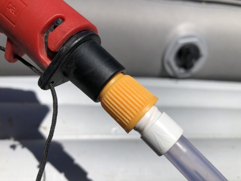 you'll need two pump adapters for inflation.