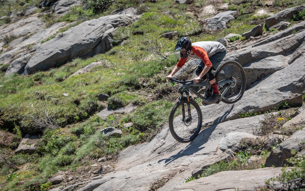 leatt mtb enduro 3.0 - this helmet isn't our top choice for bike park laps, but it works...