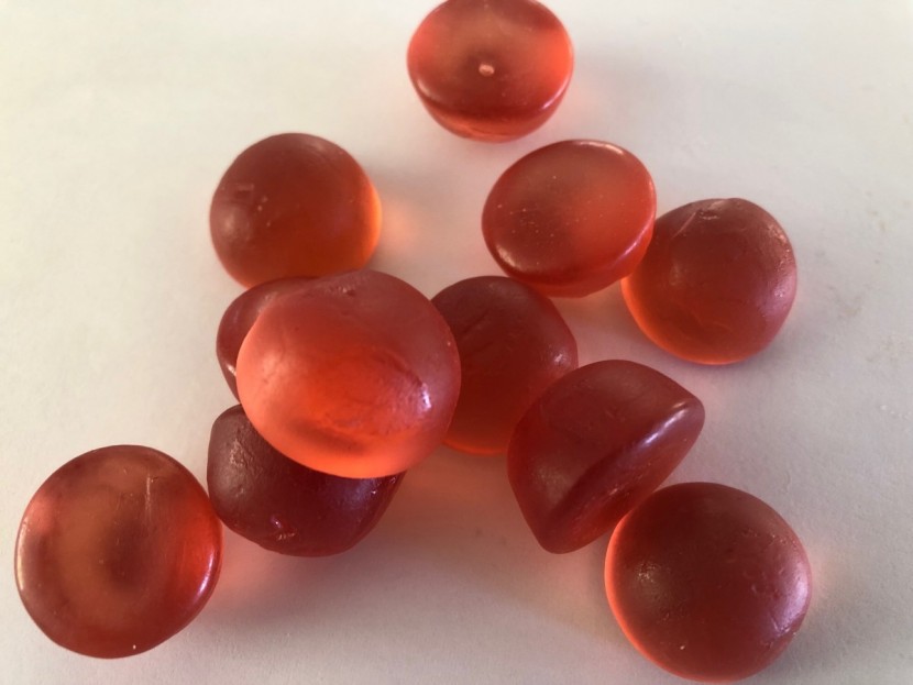 energy bar - honey stinger energy chews - grapefruit flavor.