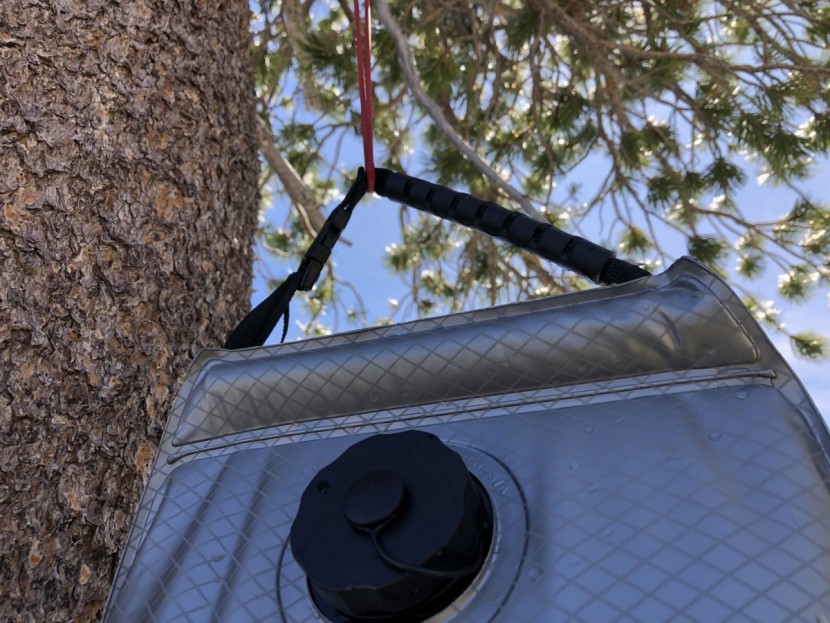 advanced elements summer - a thick clip in the reinforced handle helps to get the right height...