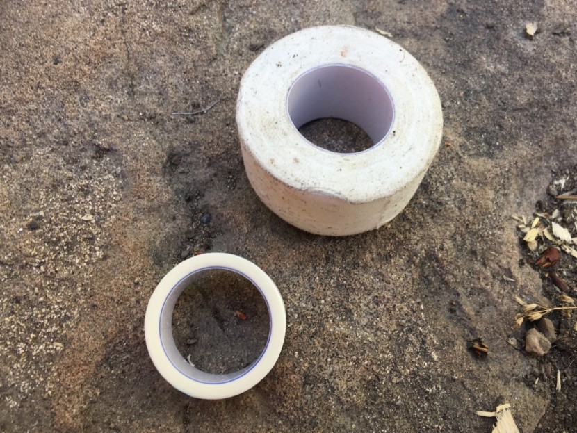 swiss safe 120-piece - the swiss safe kit comes with a very small roll of first aid tape...