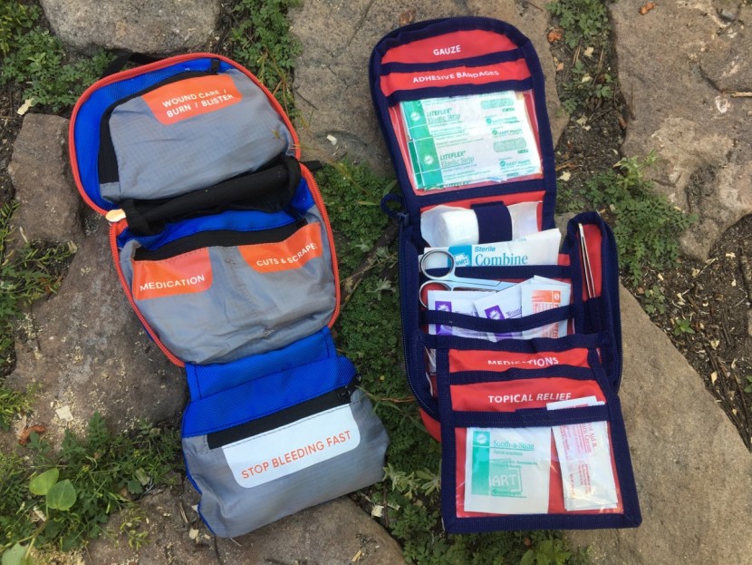 hart health weekend - the amk mountain series hiker on the left, and the hart kit on the...