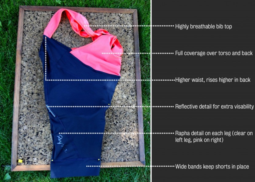 rapha souplesse ii bib for women