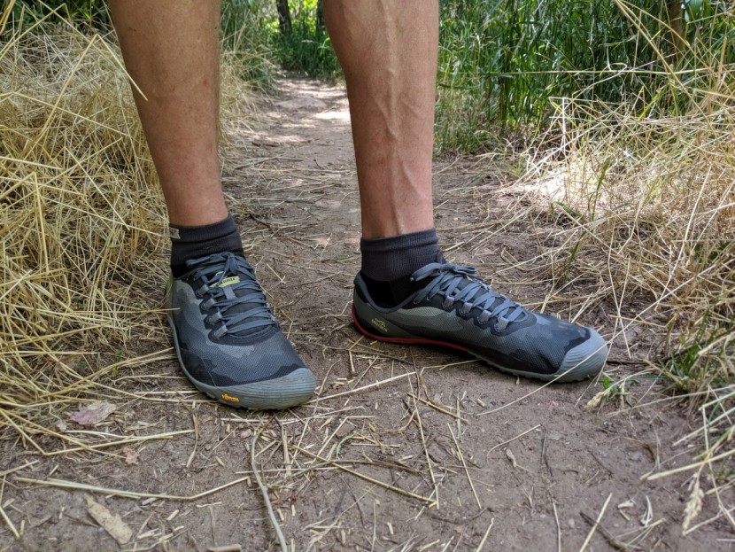 merrell vapor glove 4 - a cordura-mesh upper not only protects these shoes from abrasion...