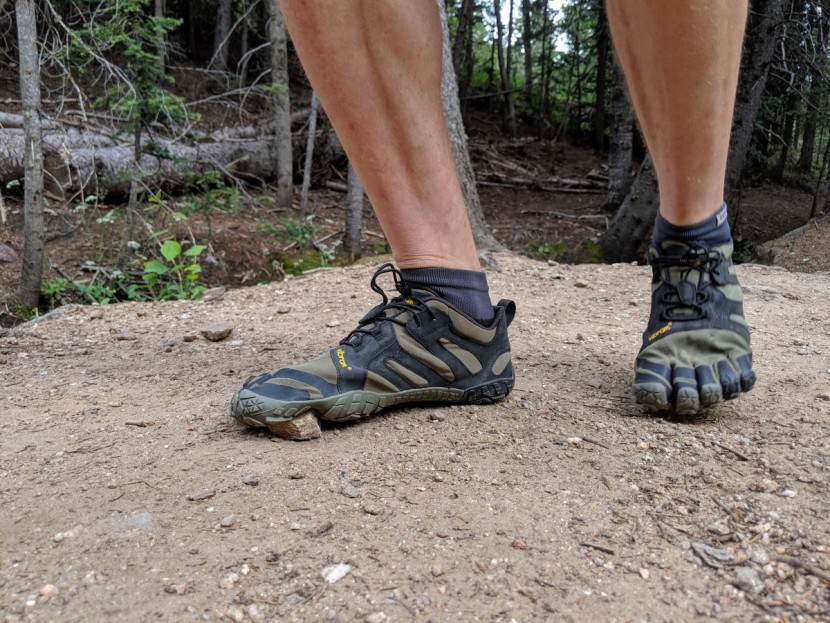 vibram v-trail 2.0 - these tough shoes have one weakness, in the seam between toes and...