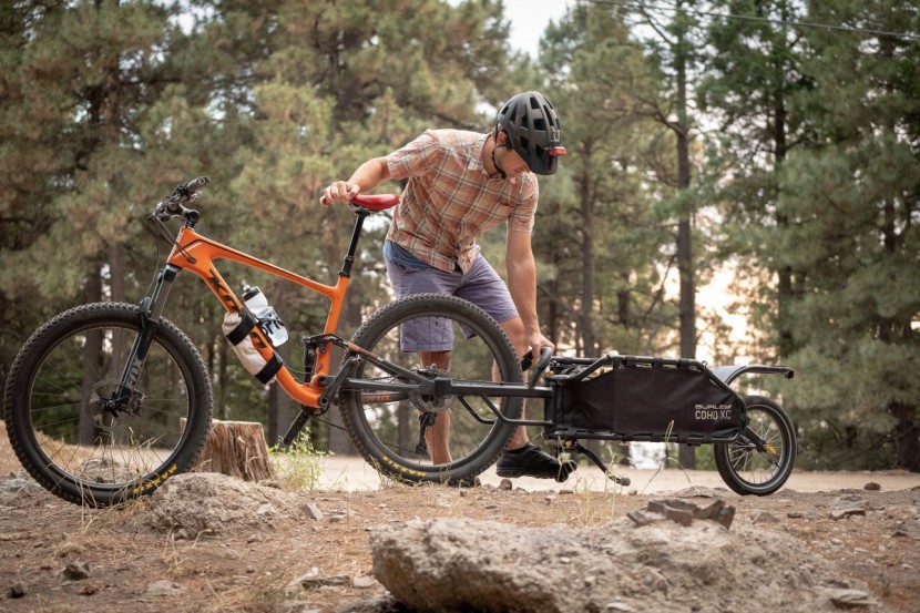 bike cargo trailer - we love the burley coho's well-thought-out elements, like its...