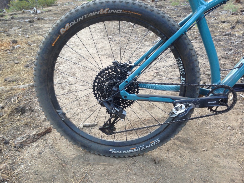 continental mountain king protection 2.6 - this tire is best suited for the rear wheel and works best on...