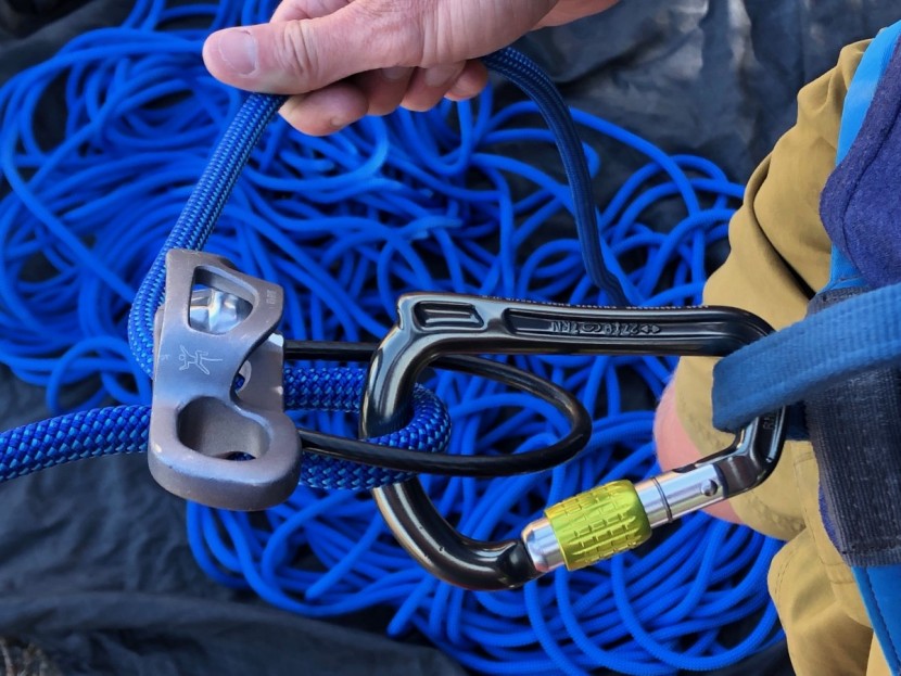 locking carabiner - our testing revealed that the rhino works just like any other locker...