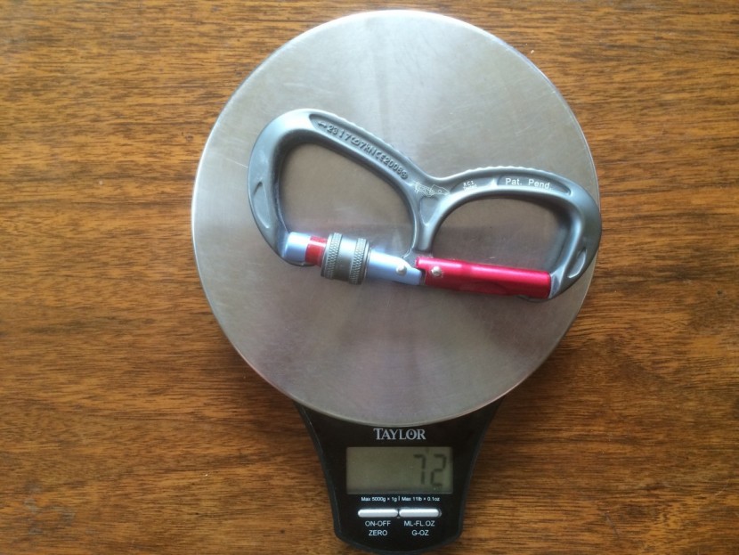 mad rock gemini - at 72g, this locker is among the lightest belay specific 'biners you...