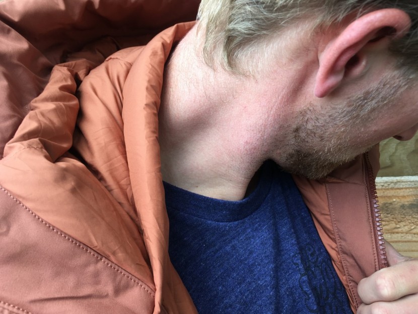 patagonia frozen range - this internal, down-insulated neck rib was appreciated in cold and...