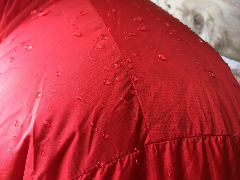 feathered friends khumbu down parka - the pertex shield fabric is plenty waterproof for the occasional...