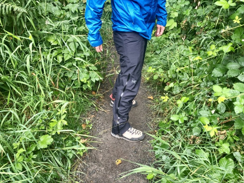 arc'teryx zeta sl pant - this model features two side zippers that are commonly lumped into...