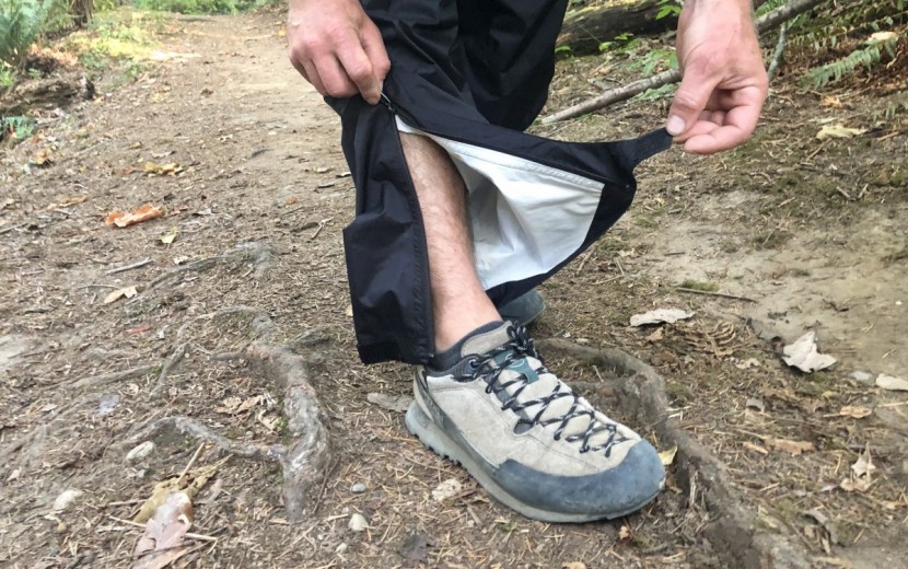 rei co-op essential rain pants - partly to save weight, partly to minimize cost, this model features...