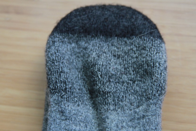 smartwool phd pro light crew - a look at the durability after logging over 60 miles on this sock.