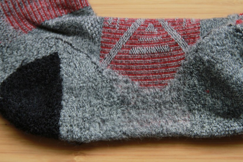 hiking socks - here we see the internal make-up of the smartwool phd pro sock. the...